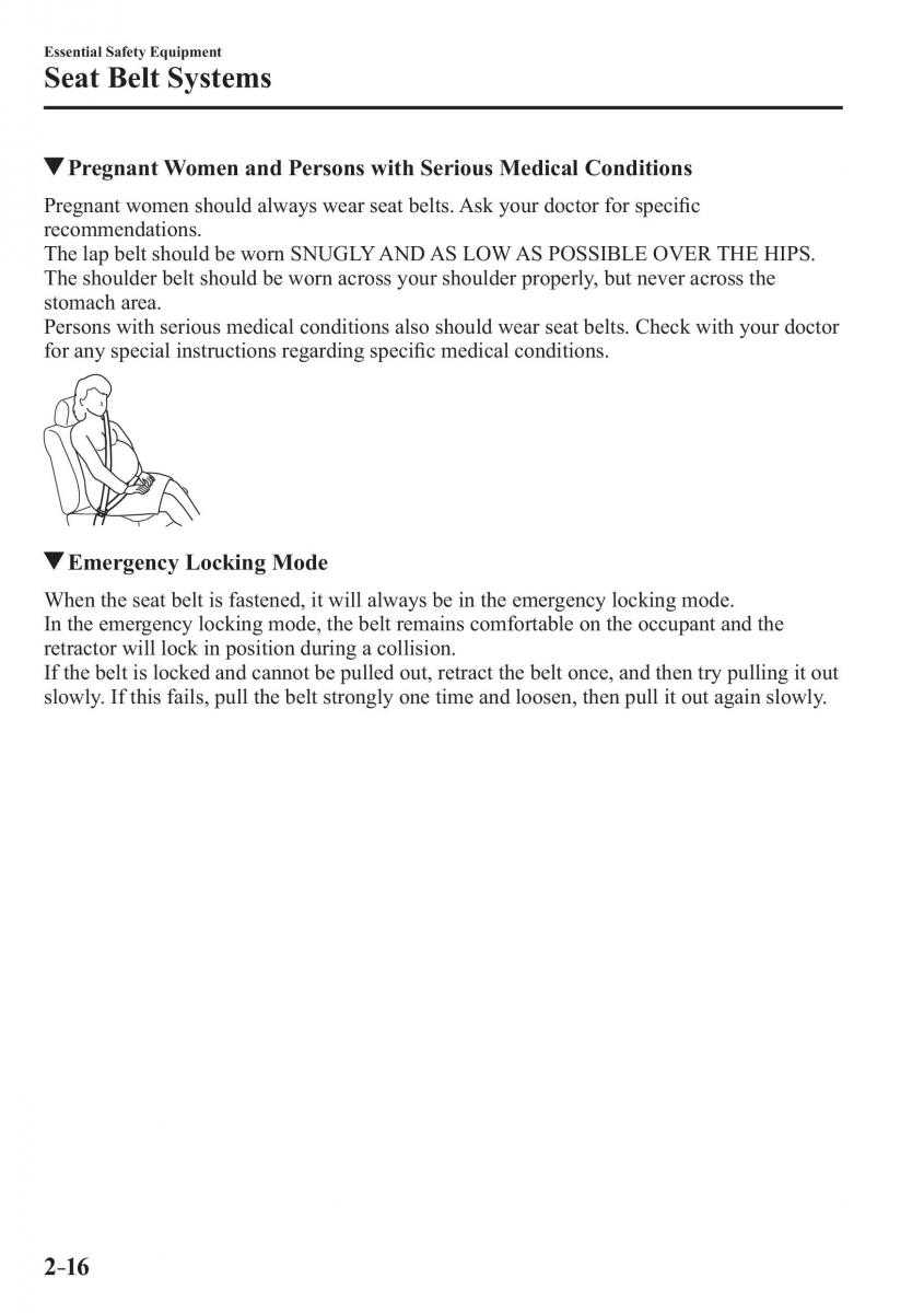 Mazda 3 III owners manual / page 40