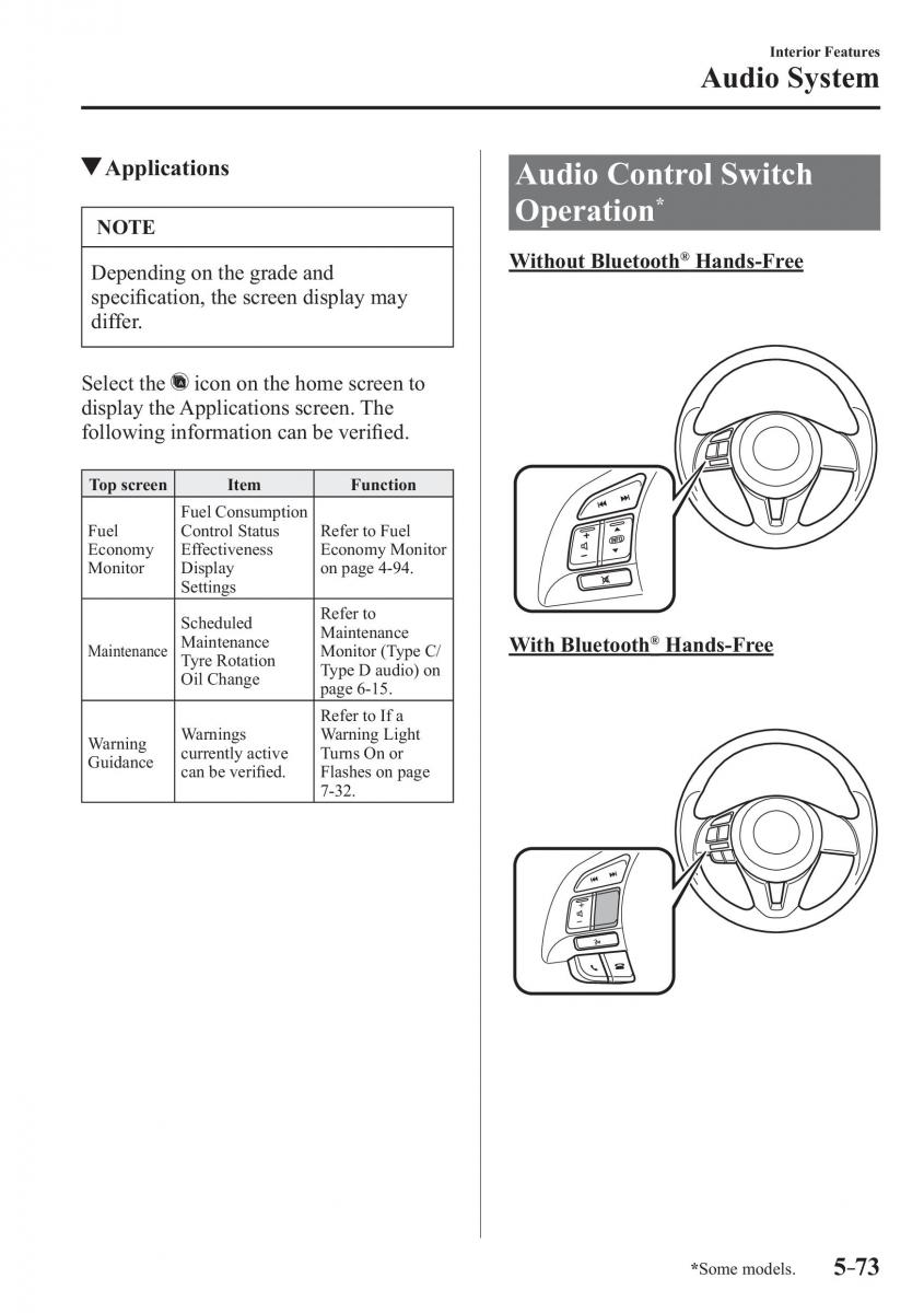 Mazda 3 III owners manual / page 407