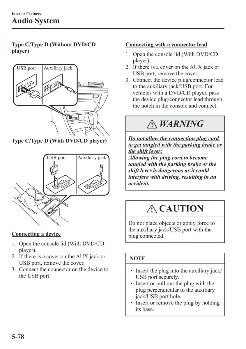 Mazda 3 III owners manual / page 412