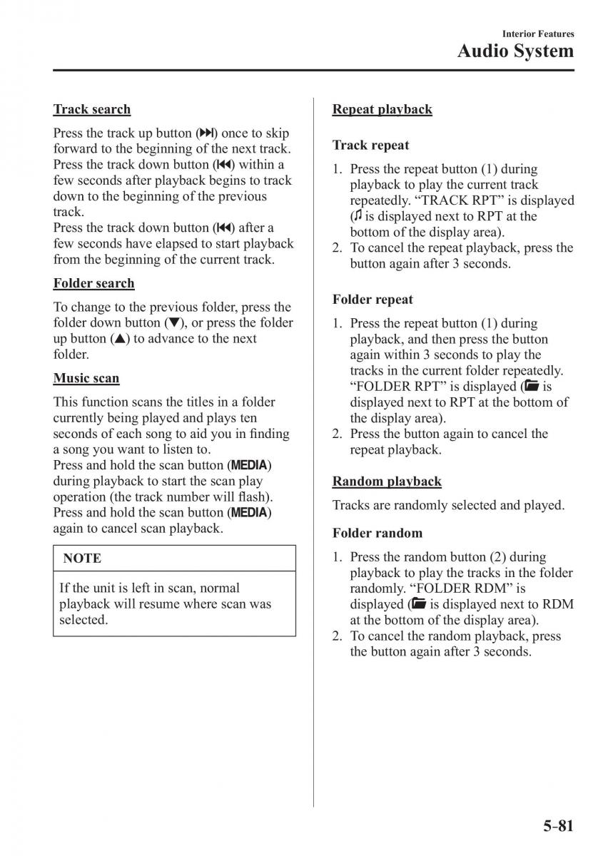 Mazda 3 III owners manual / page 415