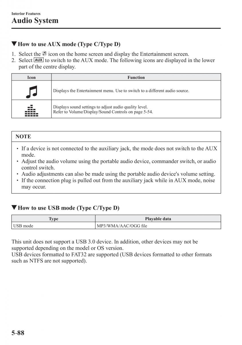 Mazda 3 III owners manual / page 422