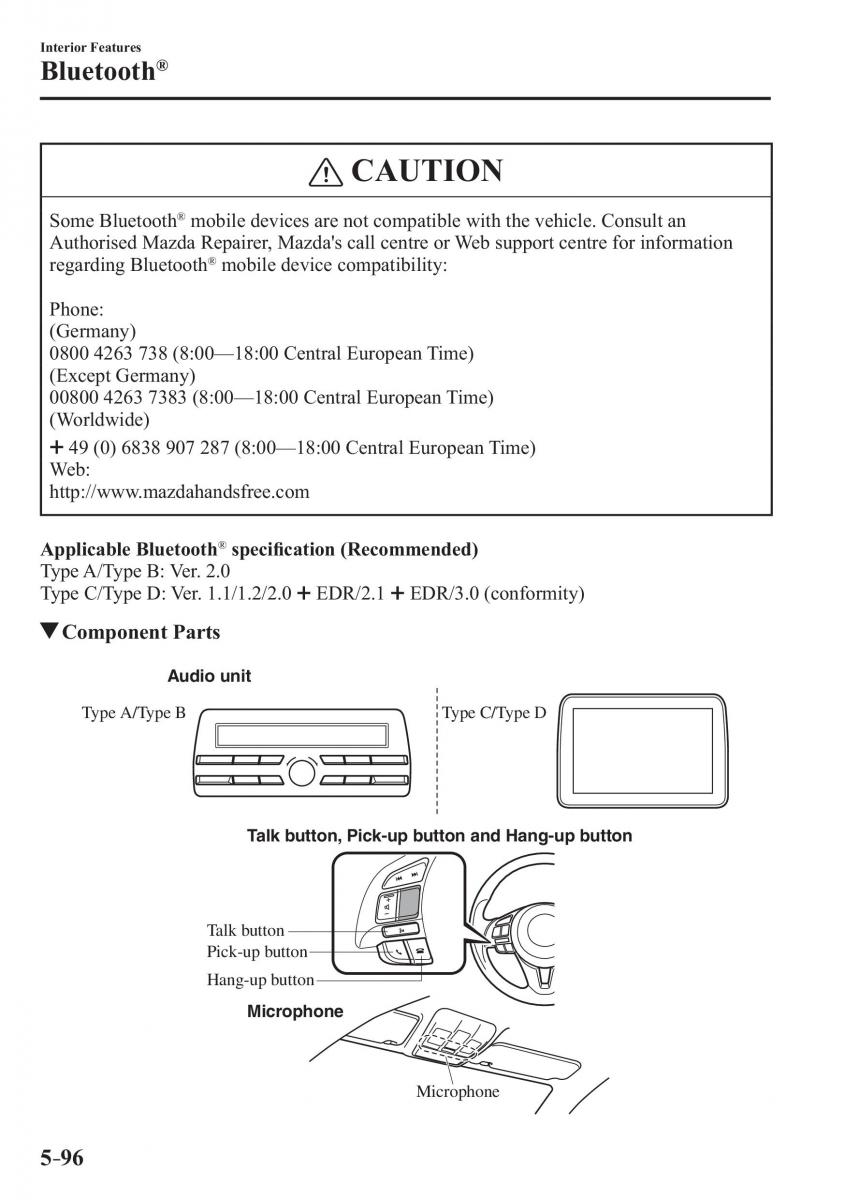 Mazda 3 III owners manual / page 430