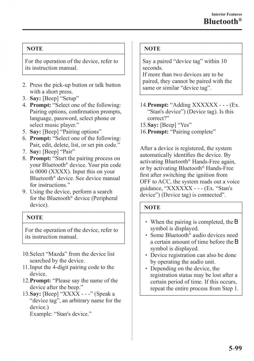 Mazda 3 III owners manual / page 433