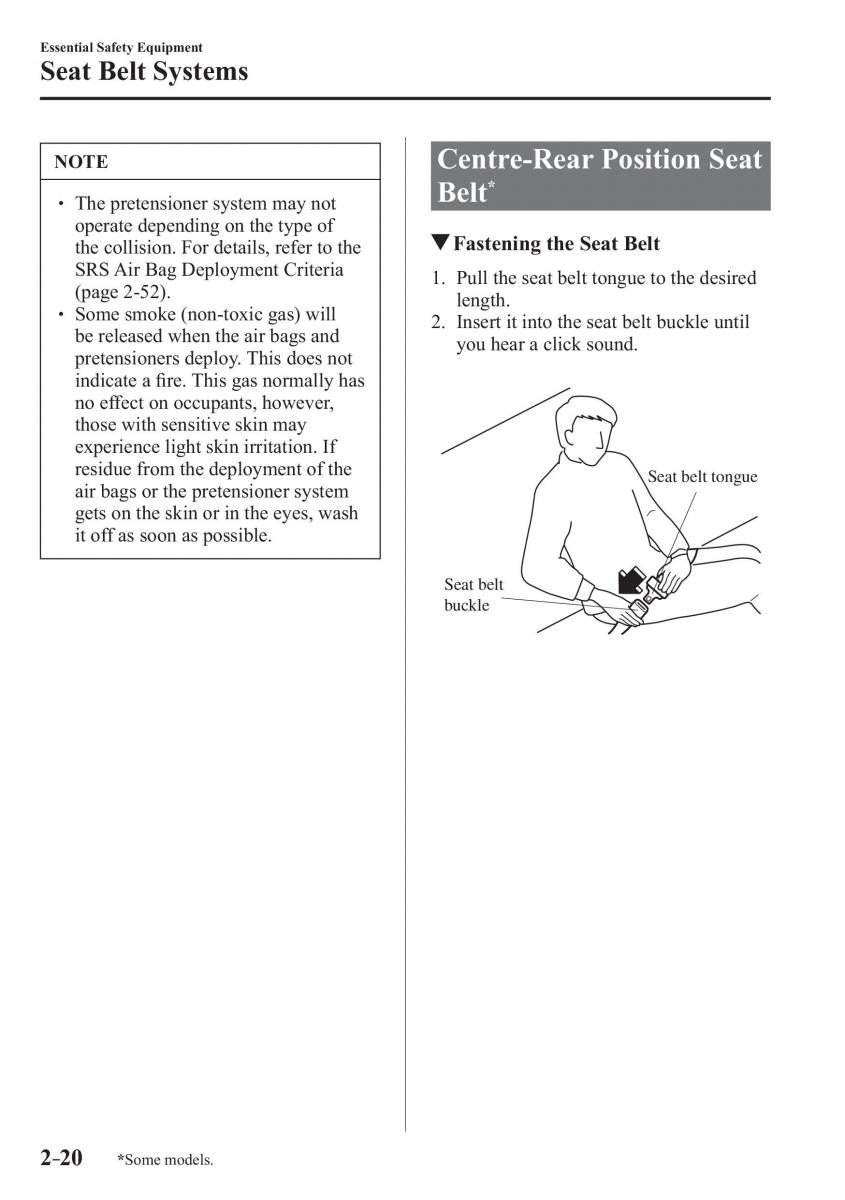 Mazda 3 III owners manual / page 44