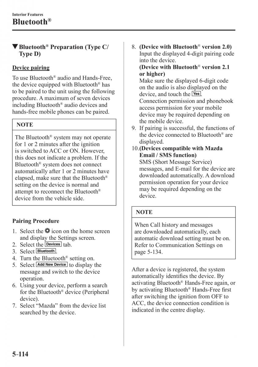 Mazda 3 III owners manual / page 448