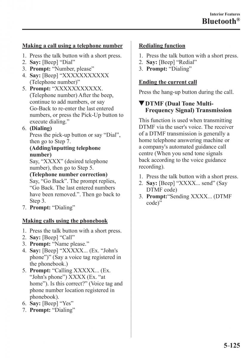 Mazda 3 III owners manual / page 459