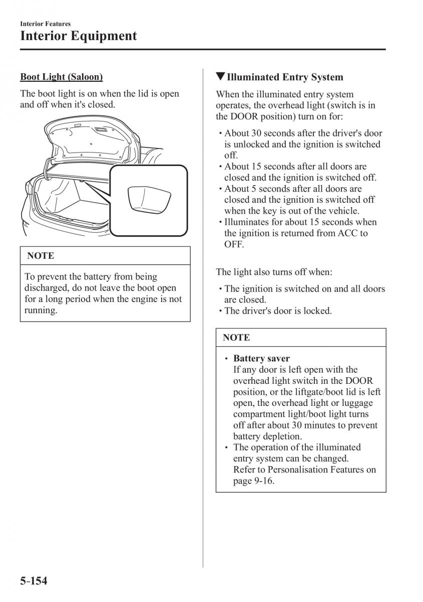 Mazda 3 III owners manual / page 488