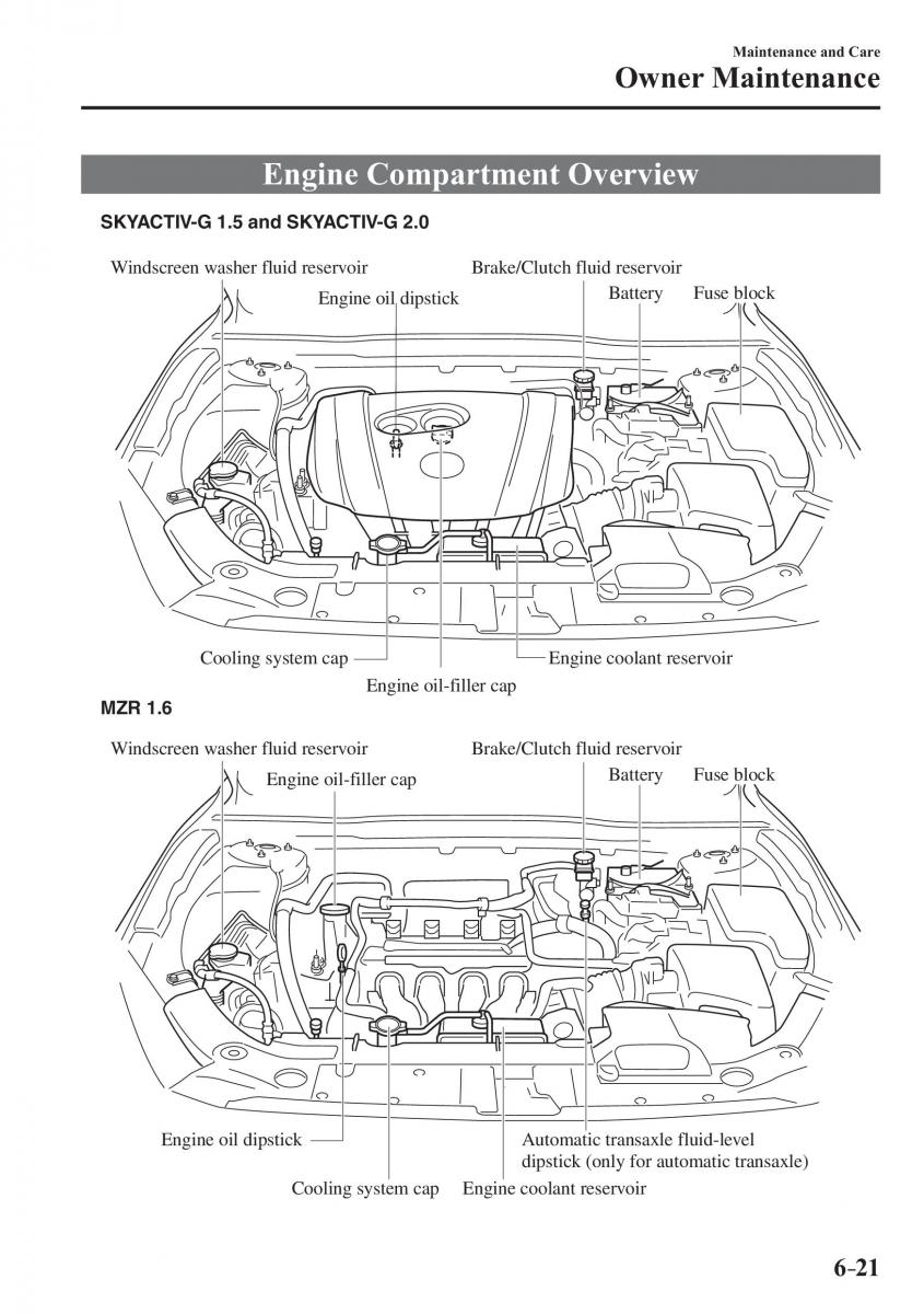 Mazda 3 III owners manual / page 517