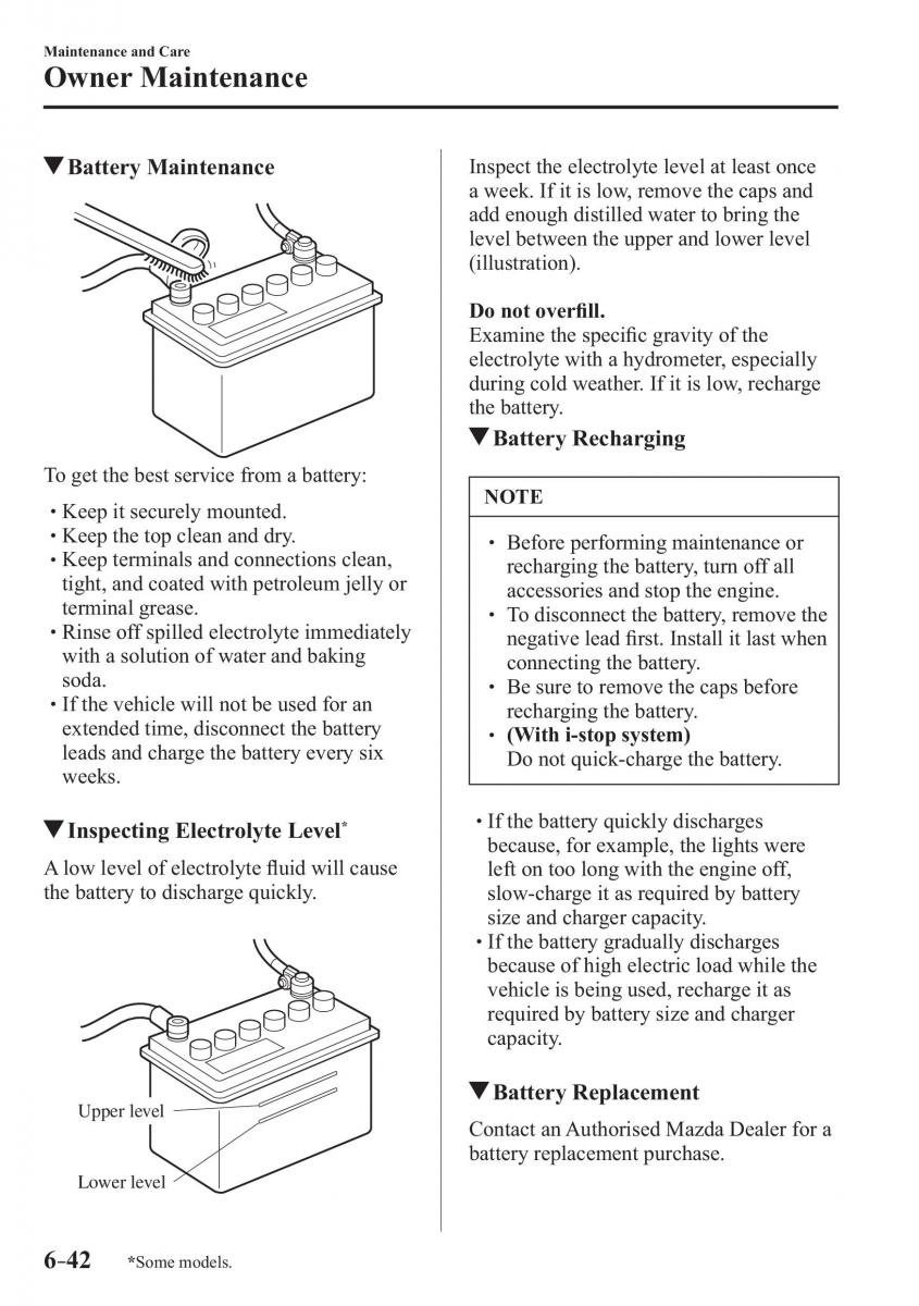 Mazda 3 III owners manual / page 538