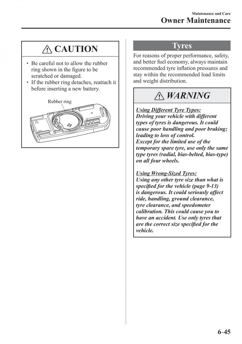 Mazda 3 III owners manual / page 541