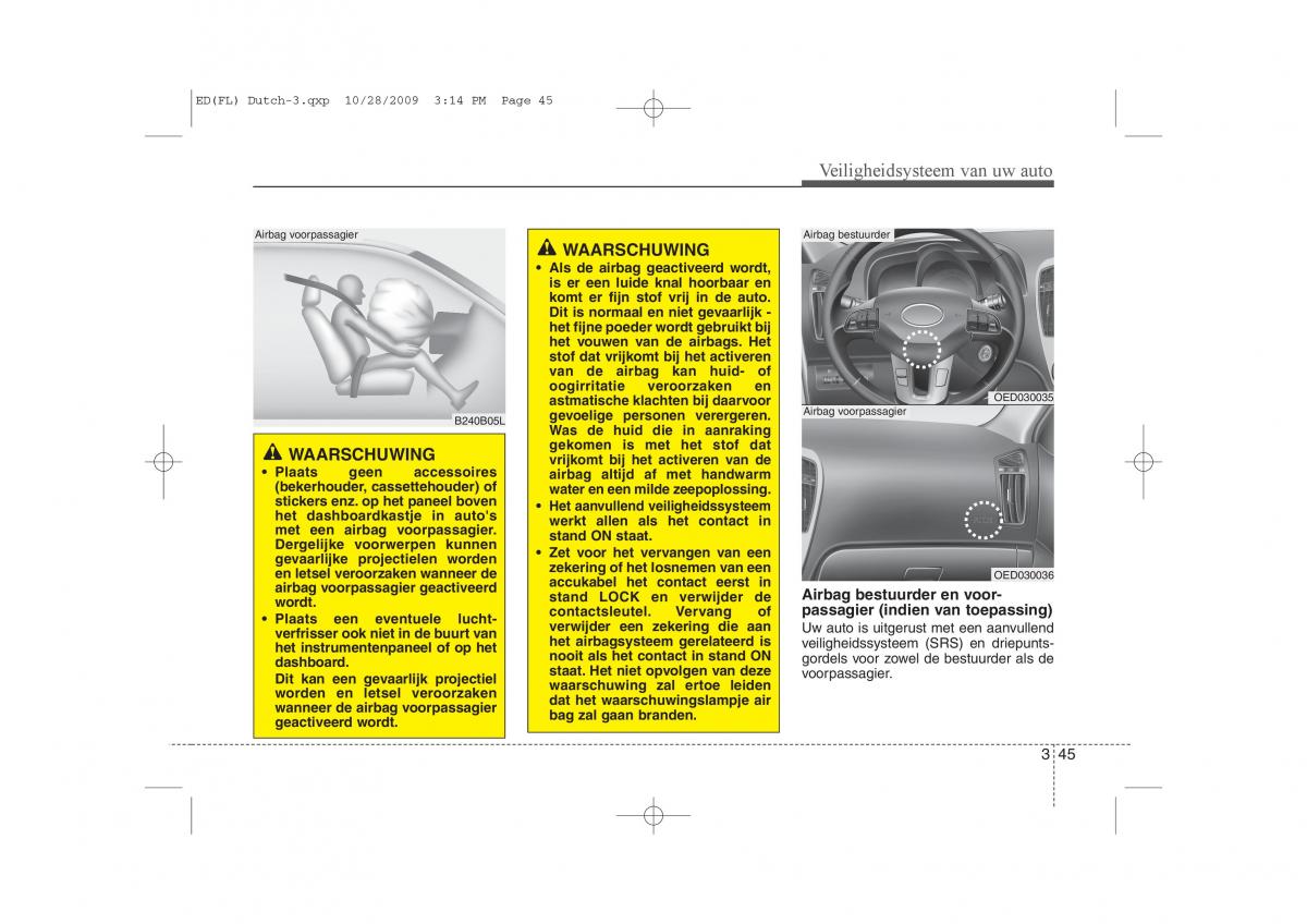 Kia Ceed I 1 handleiding / page 62