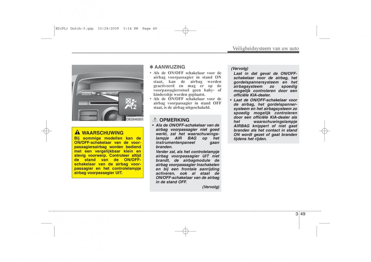 Kia Ceed I 1 handleiding / page 66