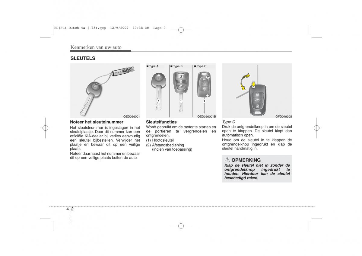 Kia Ceed I 1 handleiding / page 80