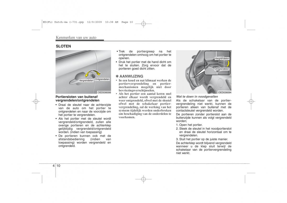 Kia Ceed I 1 handleiding / page 88