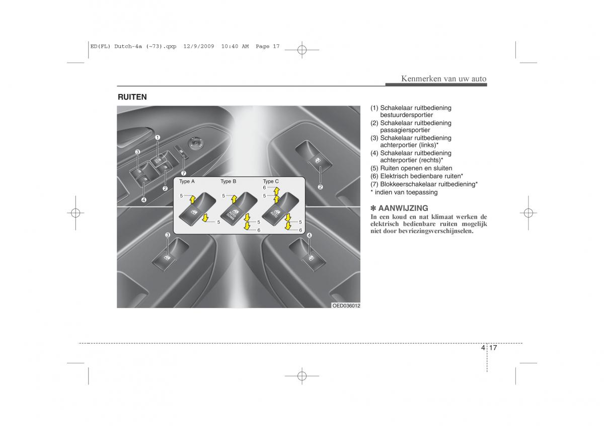 Kia Ceed I 1 handleiding / page 95