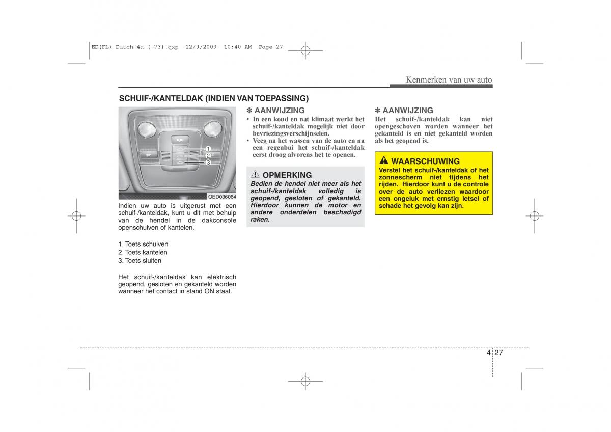 Kia Ceed I 1 handleiding / page 105