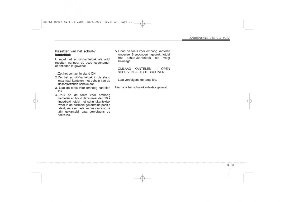 Kia Ceed I 1 handleiding / page 109