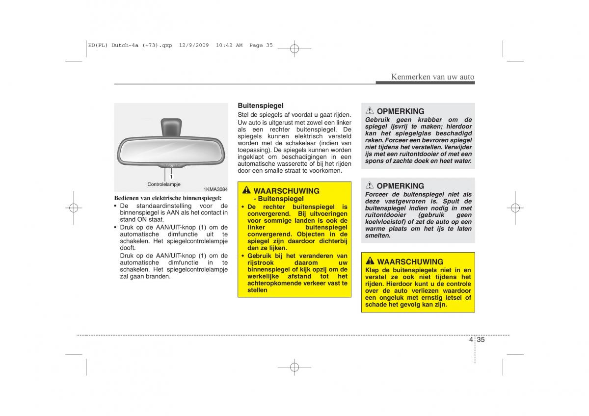 Kia Ceed I 1 handleiding / page 113