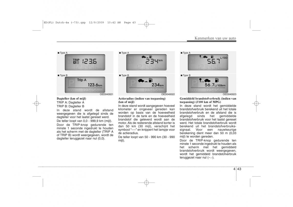 Kia Ceed I 1 handleiding / page 121