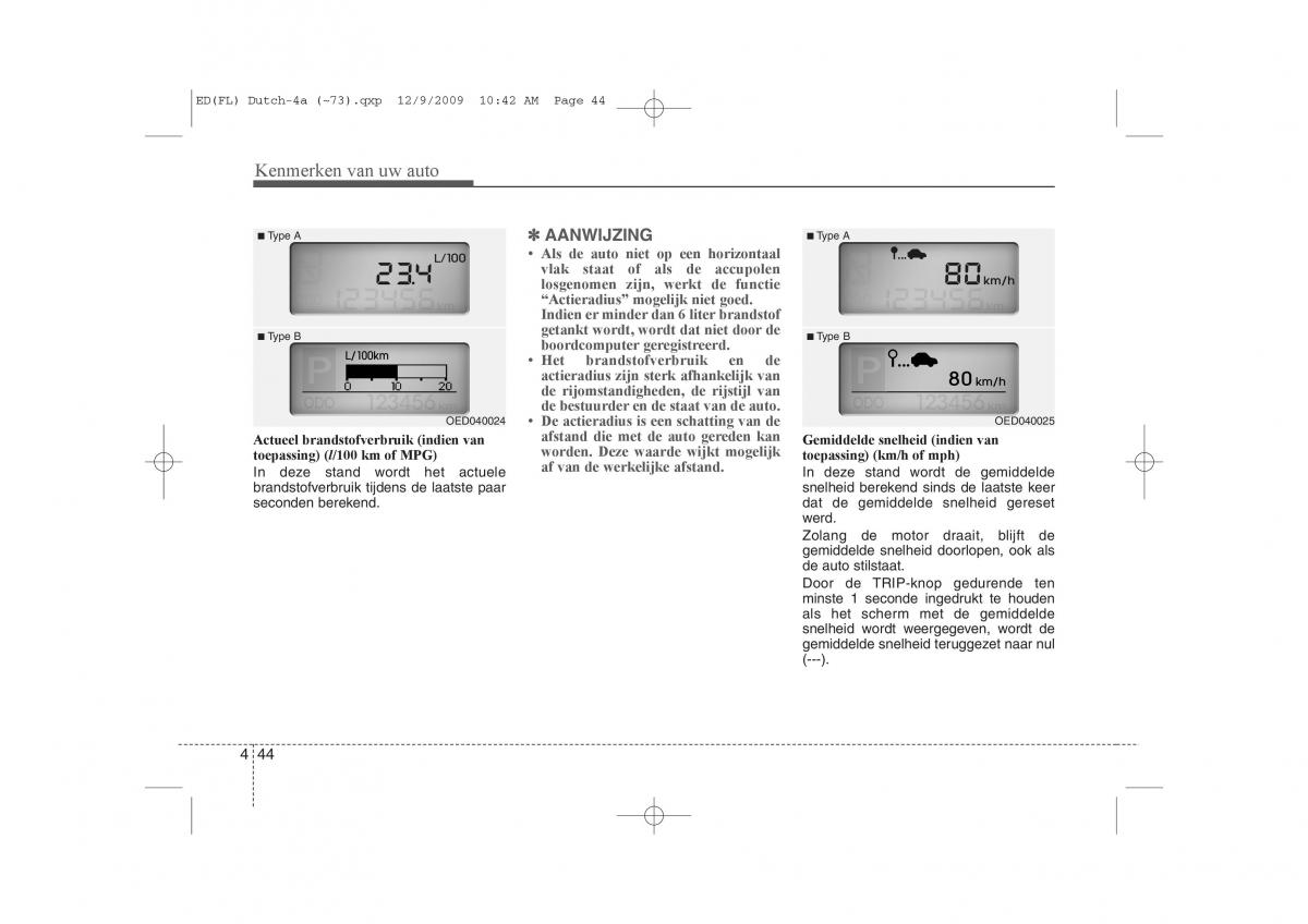 Kia Ceed I 1 handleiding / page 122