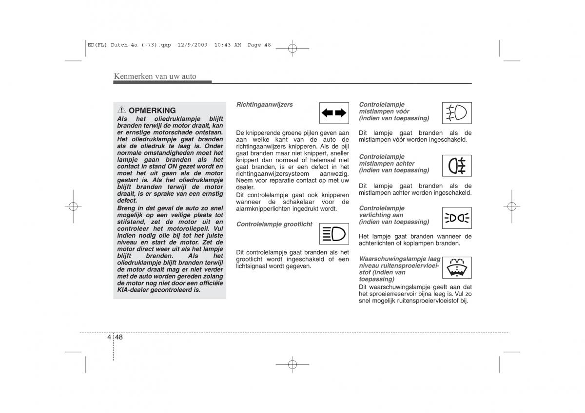 Kia Ceed I 1 handleiding / page 126