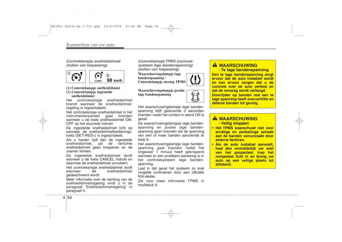 Kia Ceed I 1 handleiding / page 132