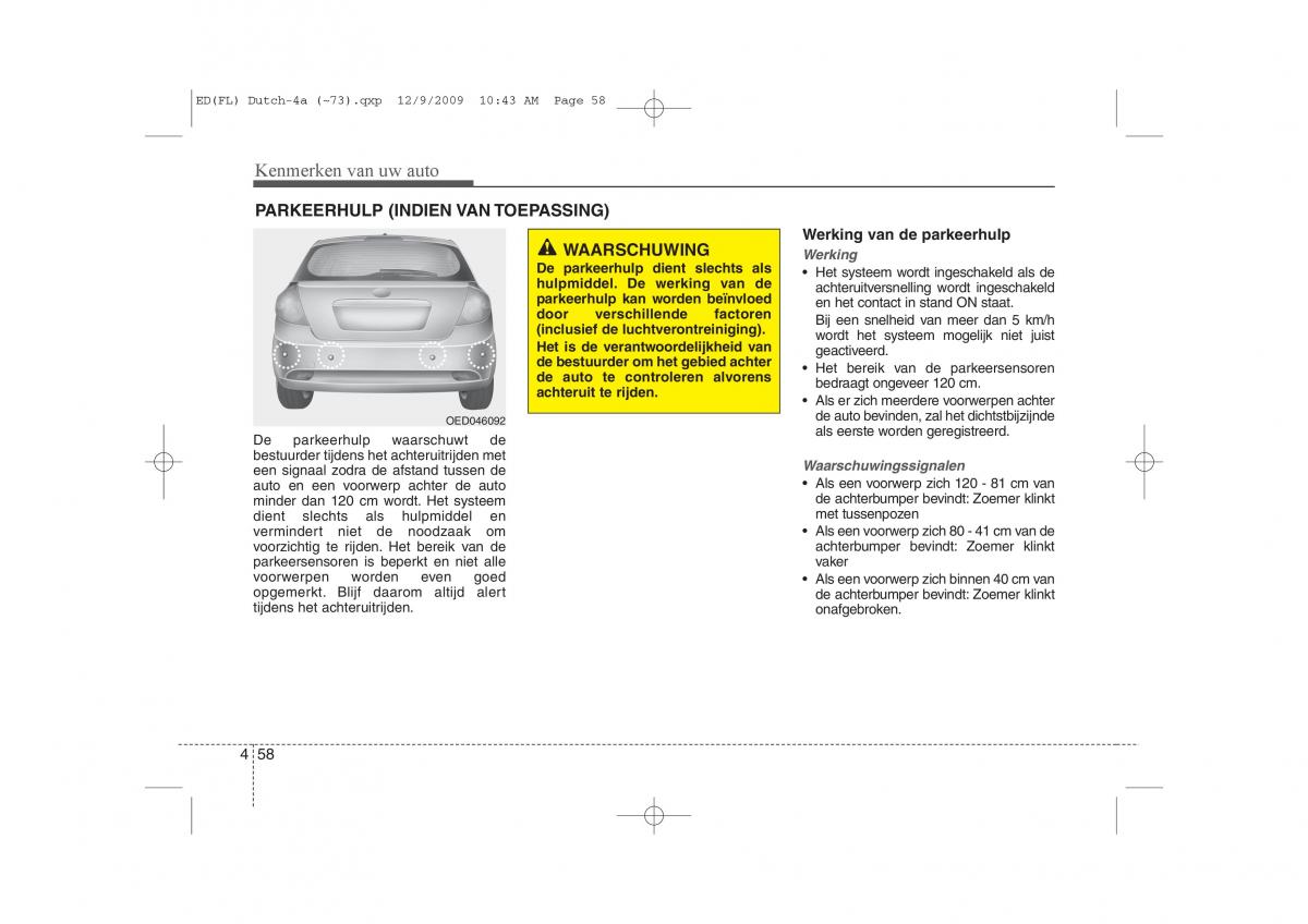 Kia Ceed I 1 handleiding / page 136