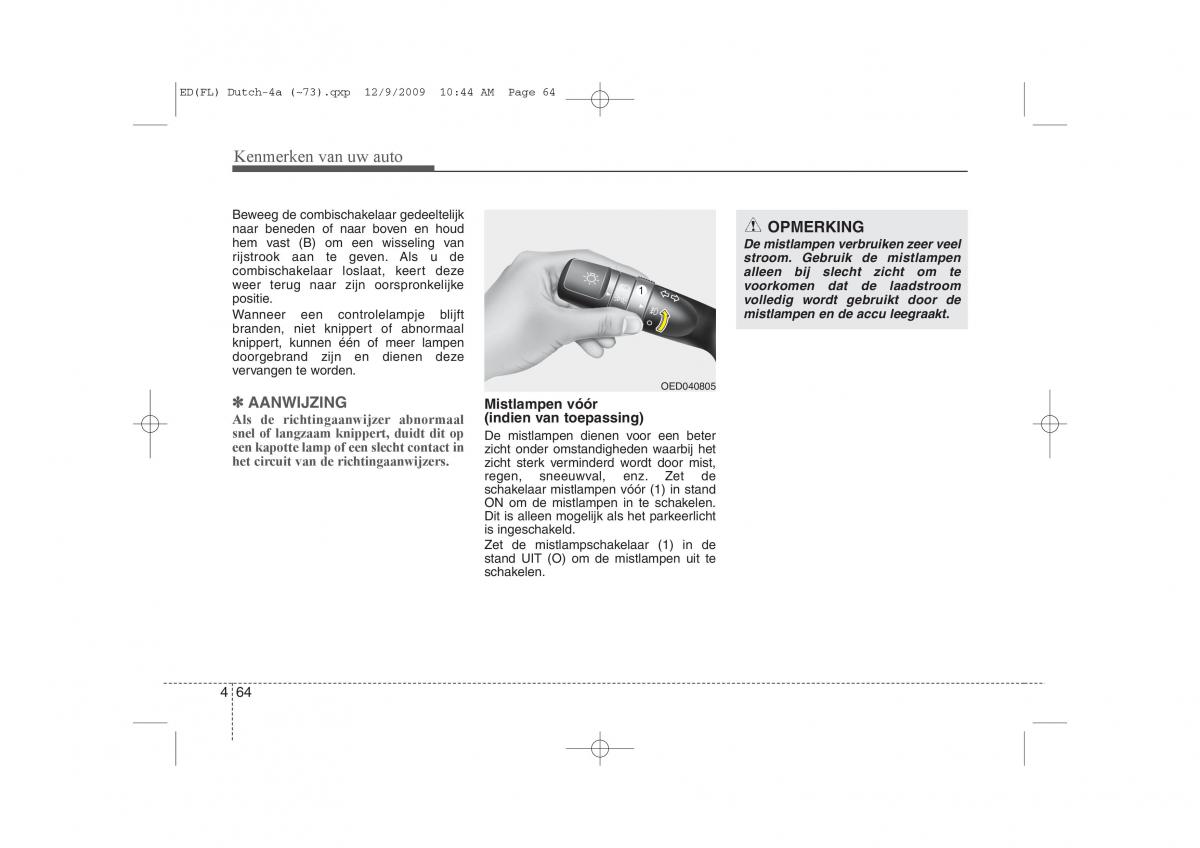 Kia Ceed I 1 handleiding / page 142