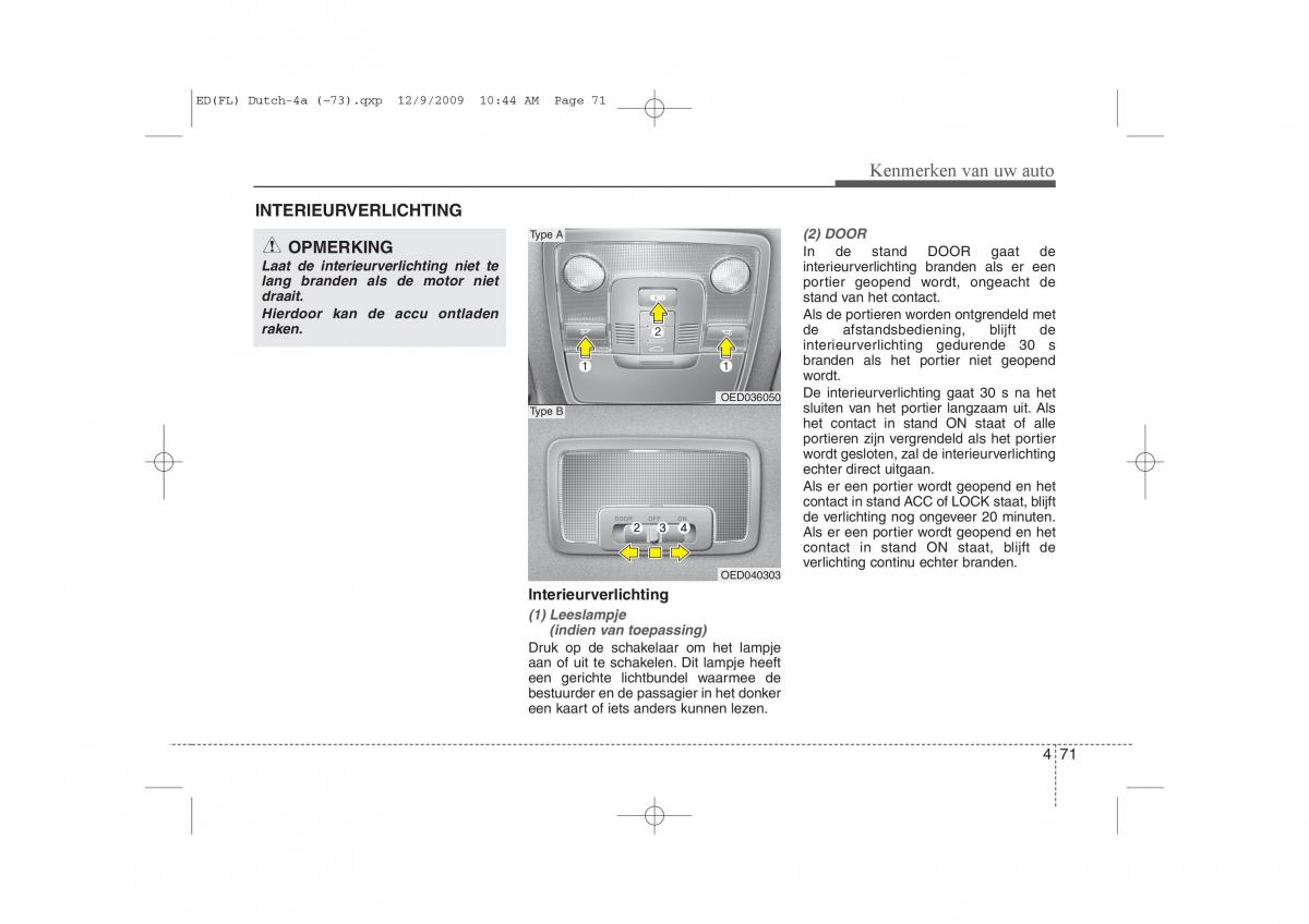 Kia Ceed I 1 handleiding / page 149