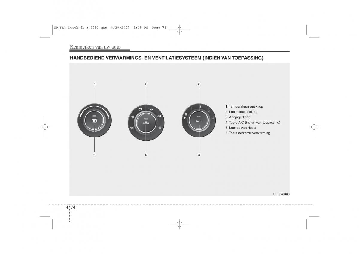 Kia Ceed I 1 handleiding / page 152