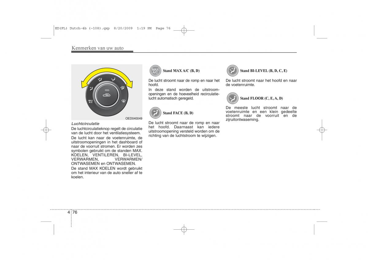 Kia Ceed I 1 handleiding / page 154