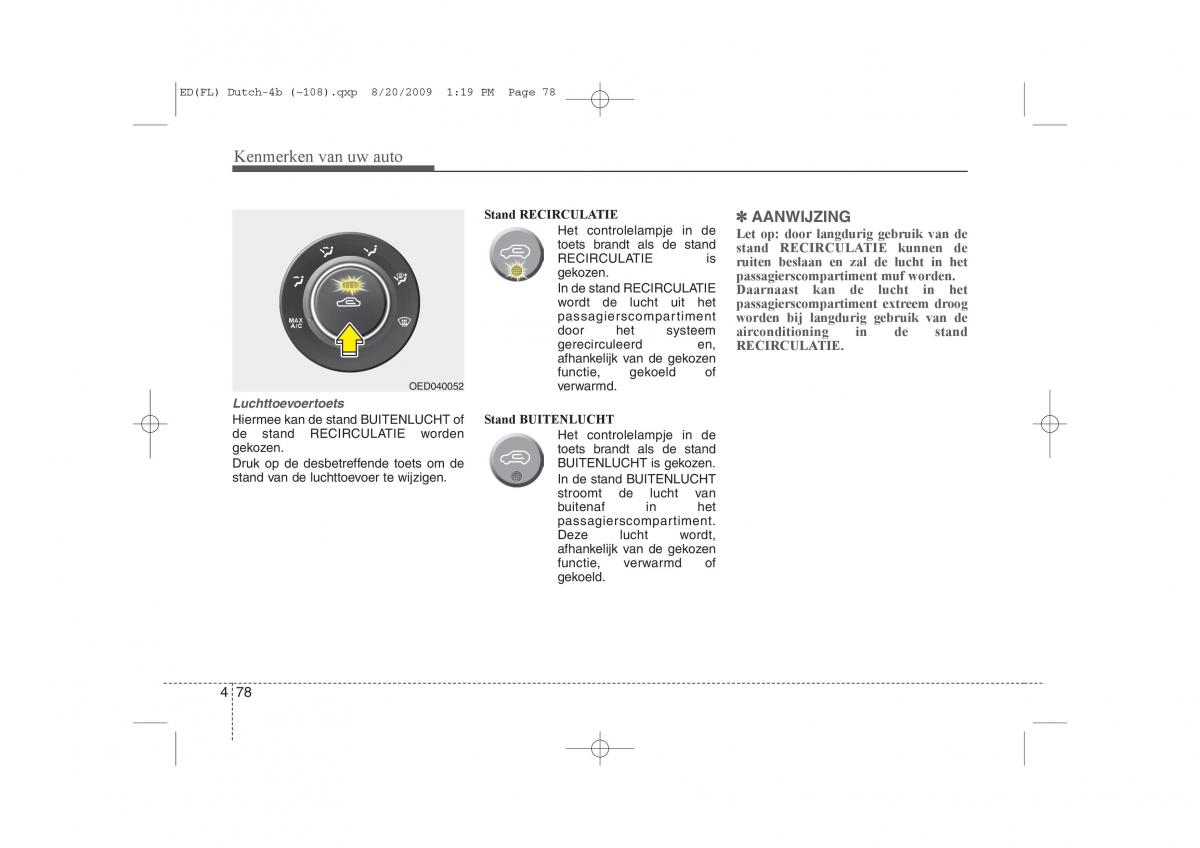 Kia Ceed I 1 handleiding / page 156