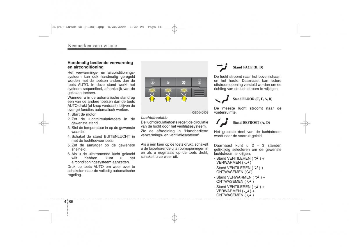 Kia Ceed I 1 handleiding / page 164