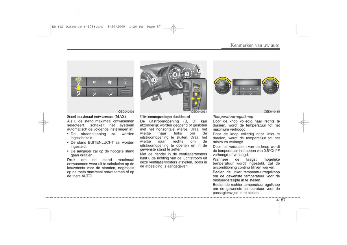 Kia Ceed I 1 handleiding / page 165