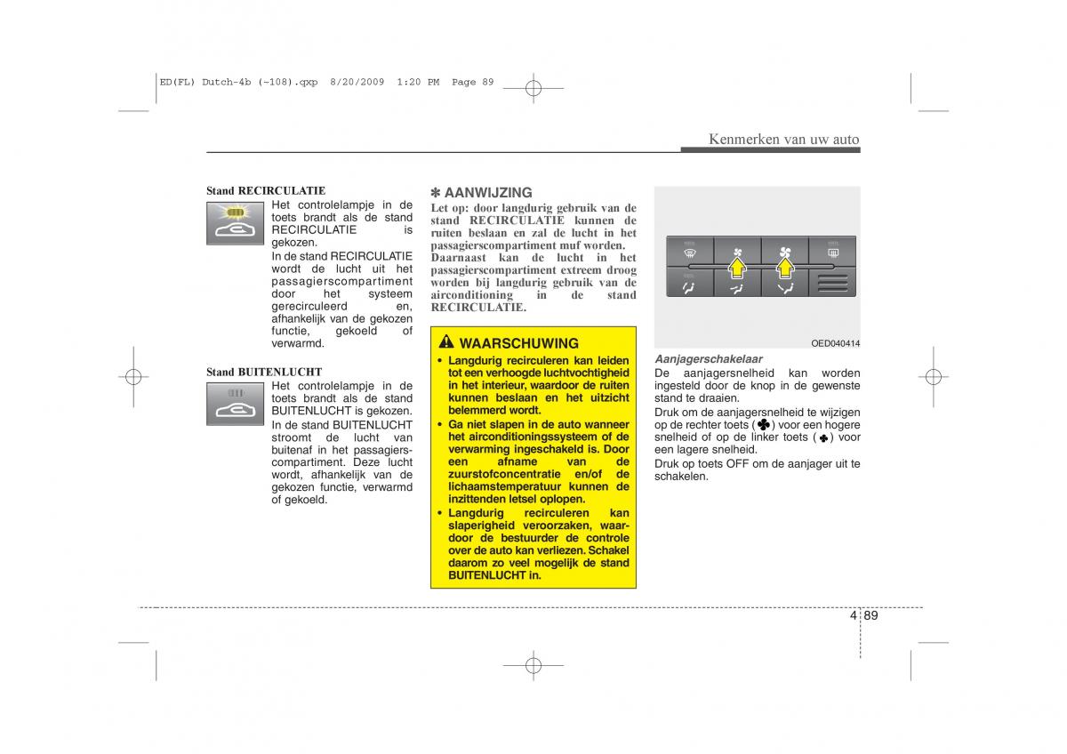 Kia Ceed I 1 handleiding / page 167