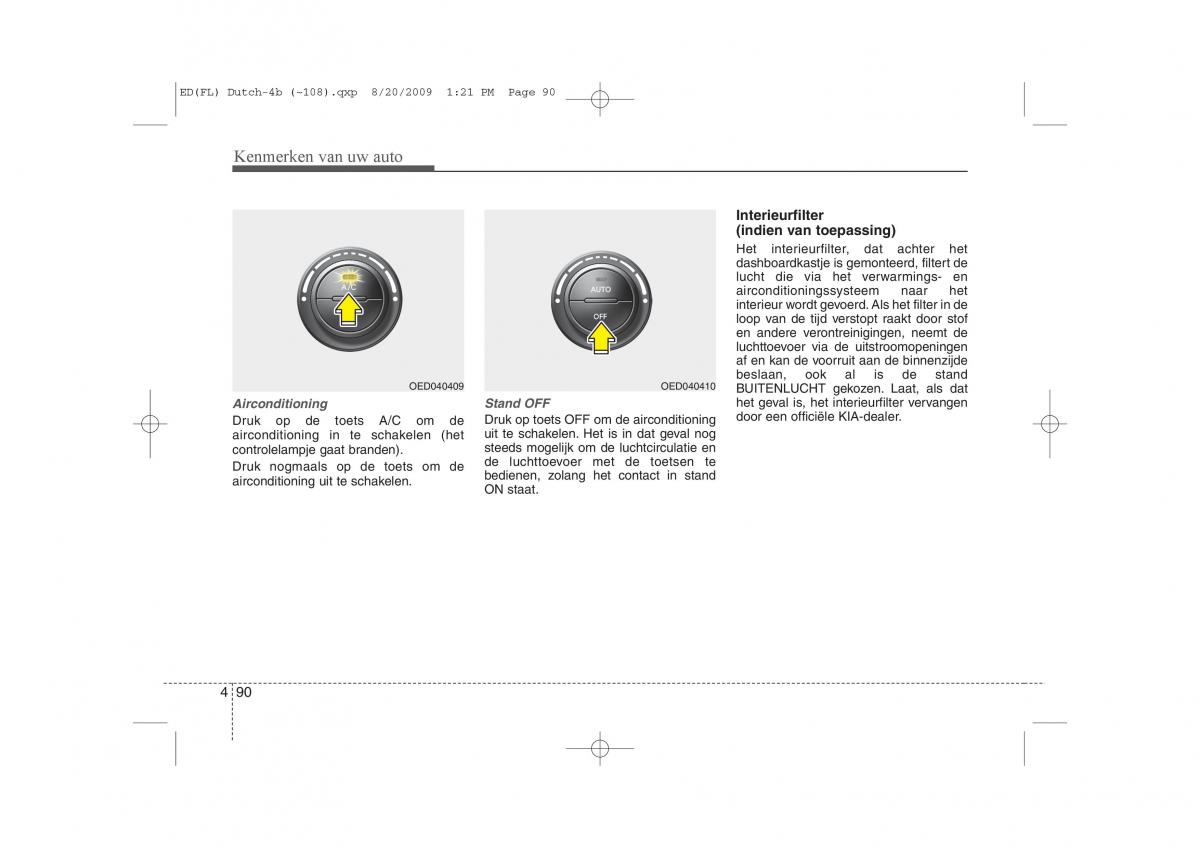 Kia Ceed I 1 handleiding / page 168