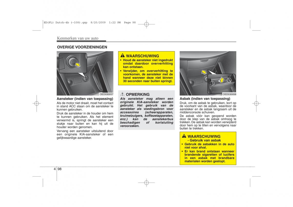 Kia Ceed I 1 handleiding / page 176