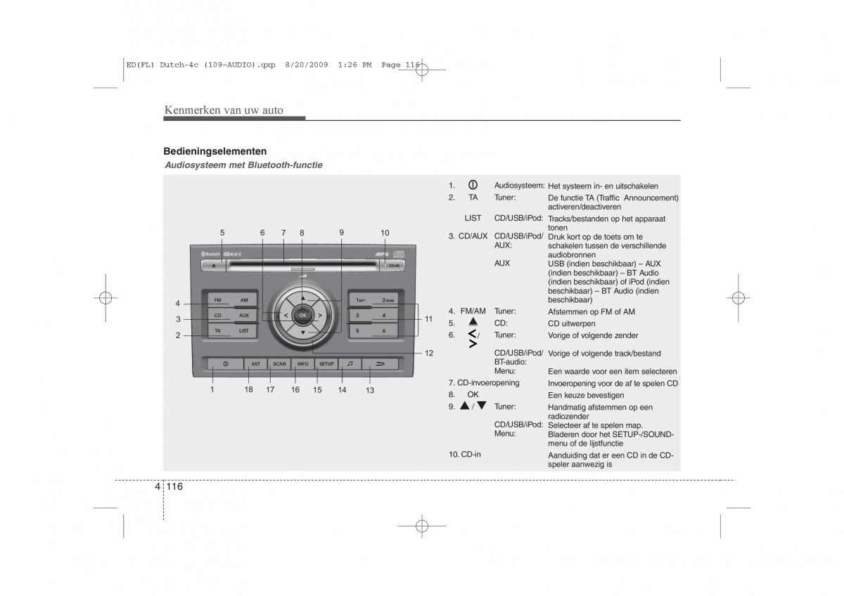 Kia Ceed I 1 handleiding / page 194