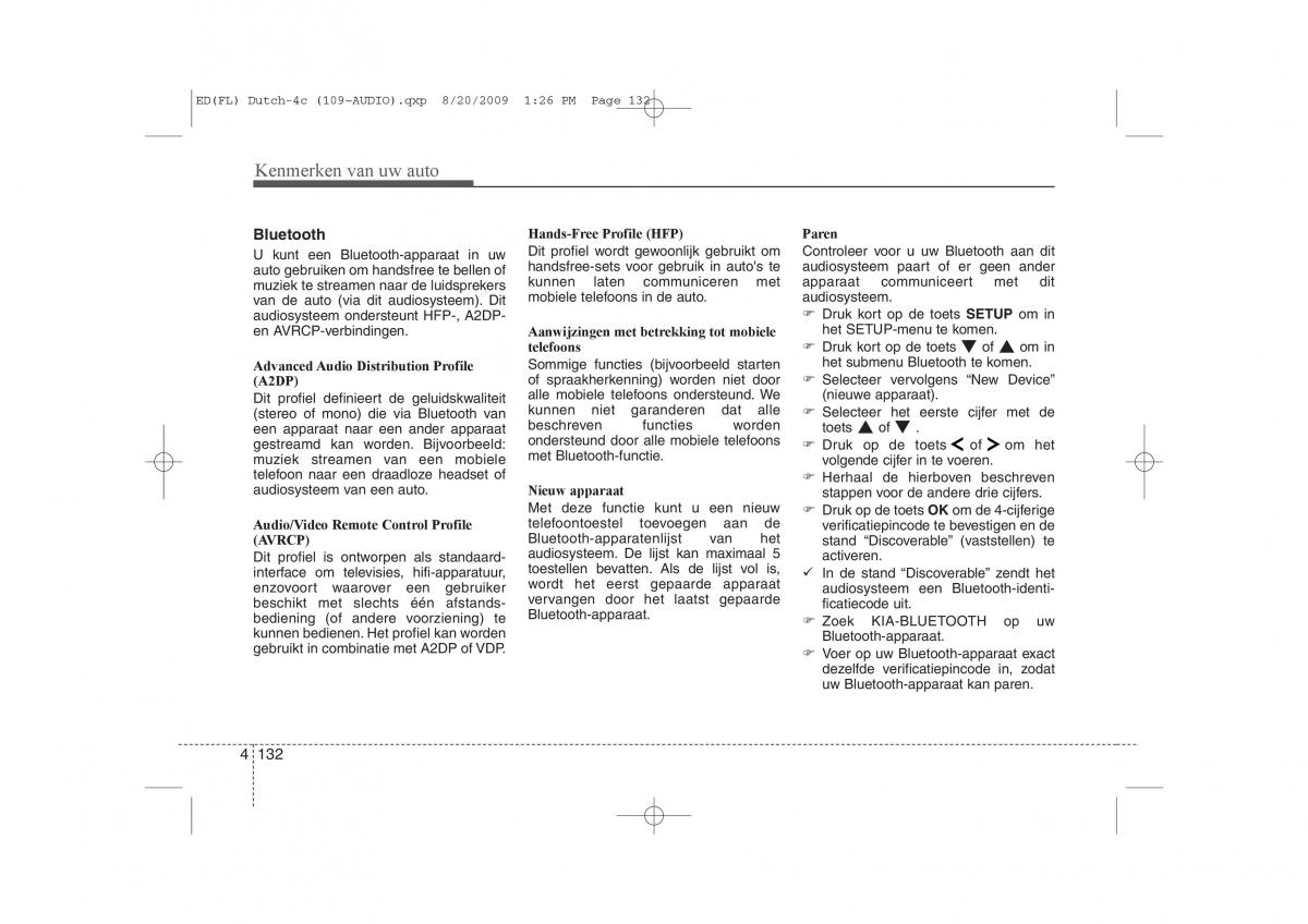 Kia Ceed I 1 handleiding / page 210