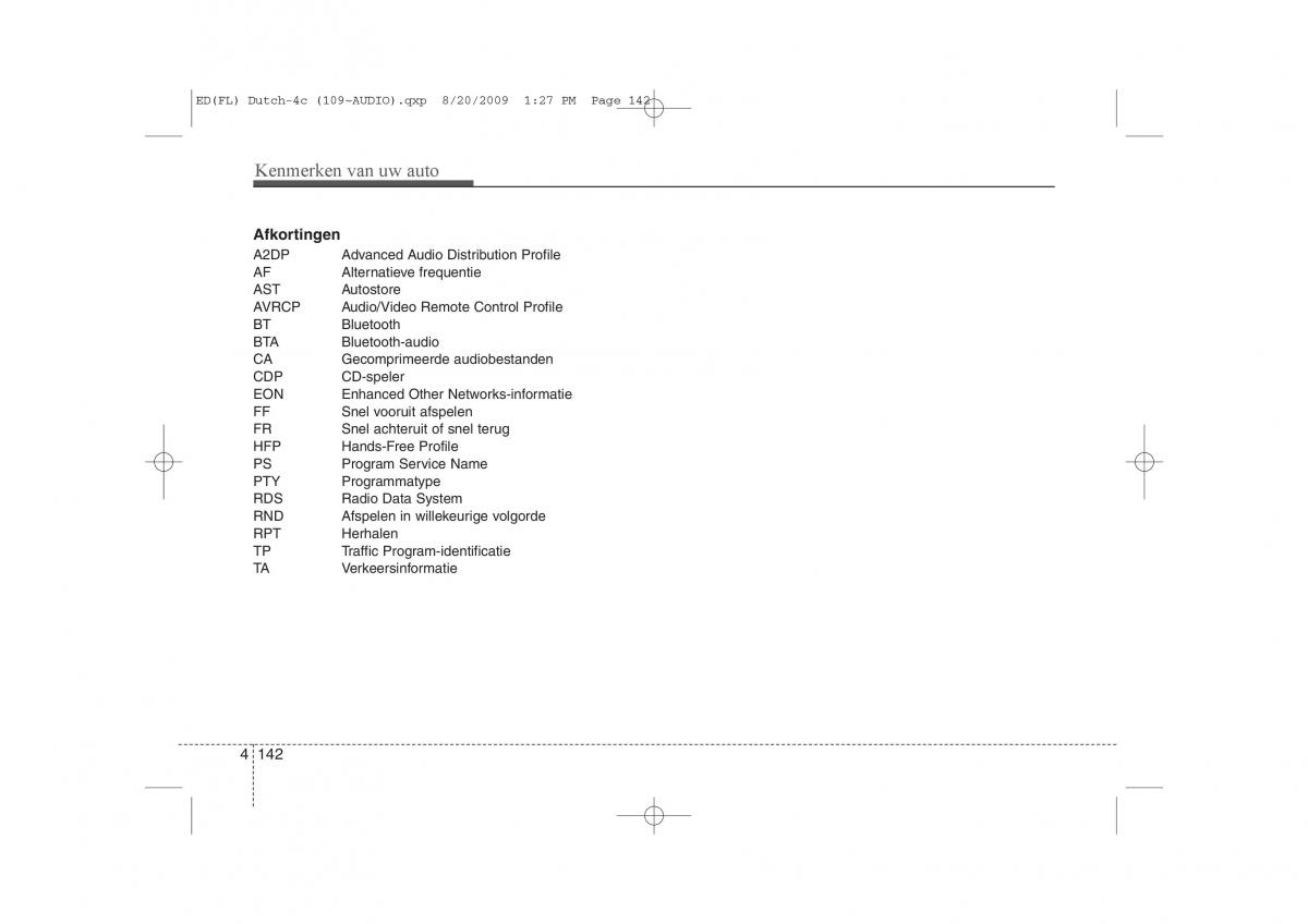 Kia Ceed I 1 handleiding / page 220