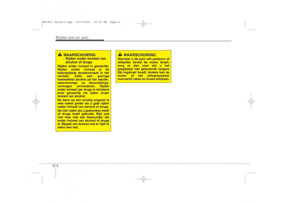 Kia Ceed I 1 handleiding / page 224