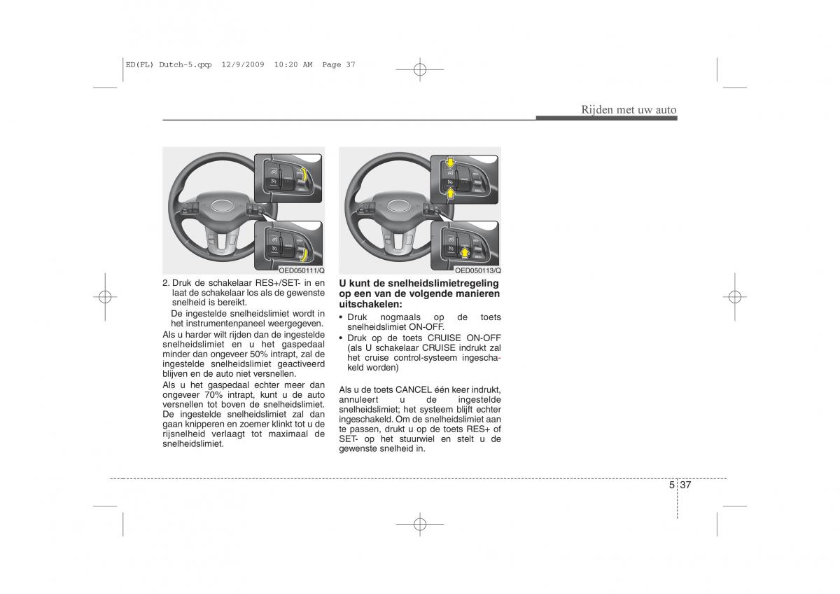 Kia Ceed I 1 handleiding / page 257