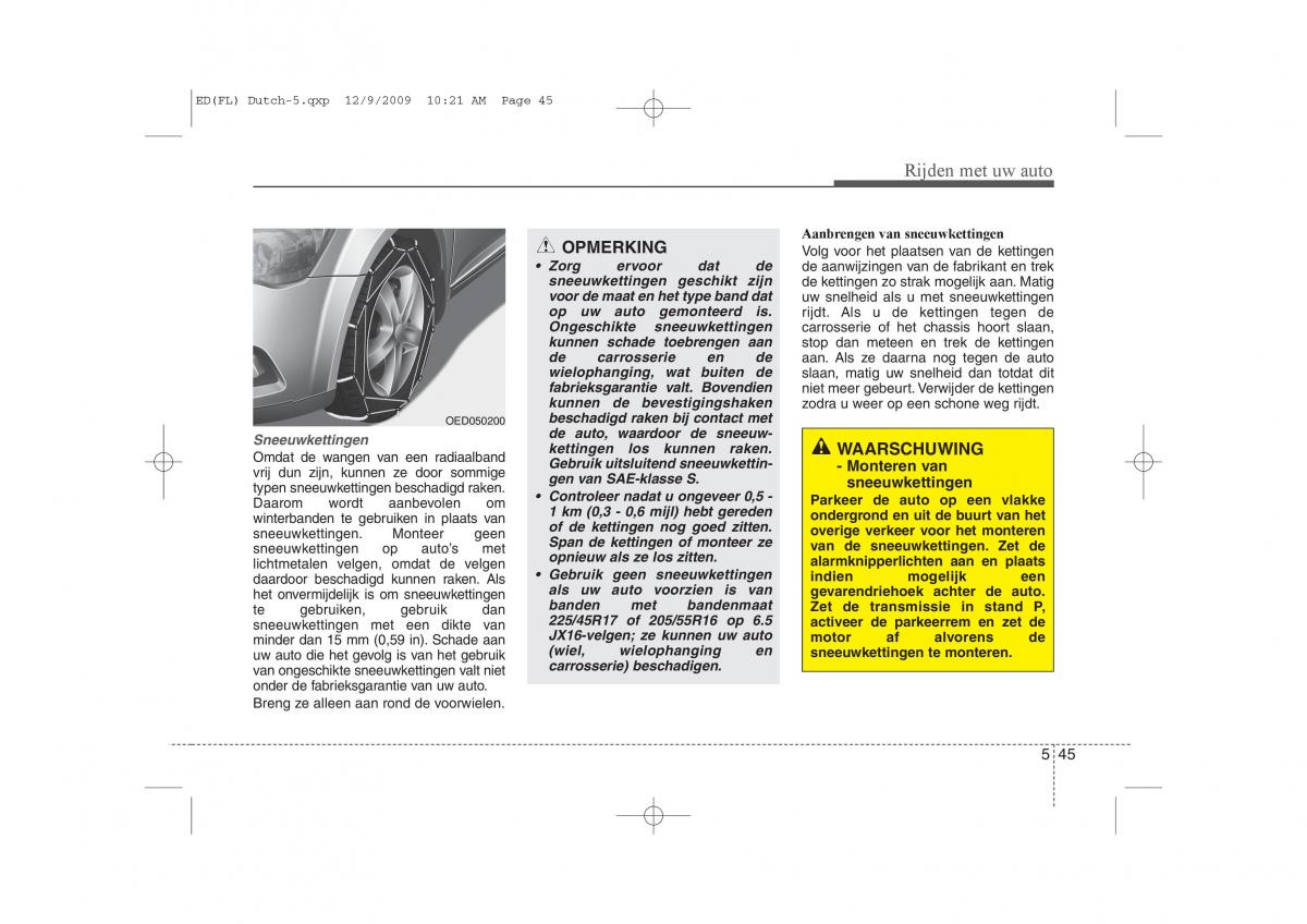 Kia Ceed I 1 handleiding / page 265