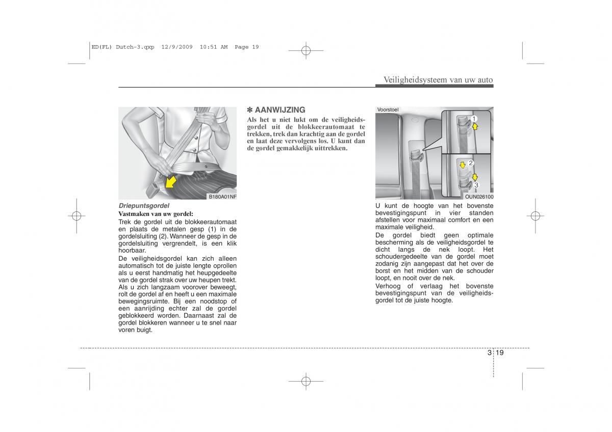 Kia Ceed I 1 handleiding / page 36