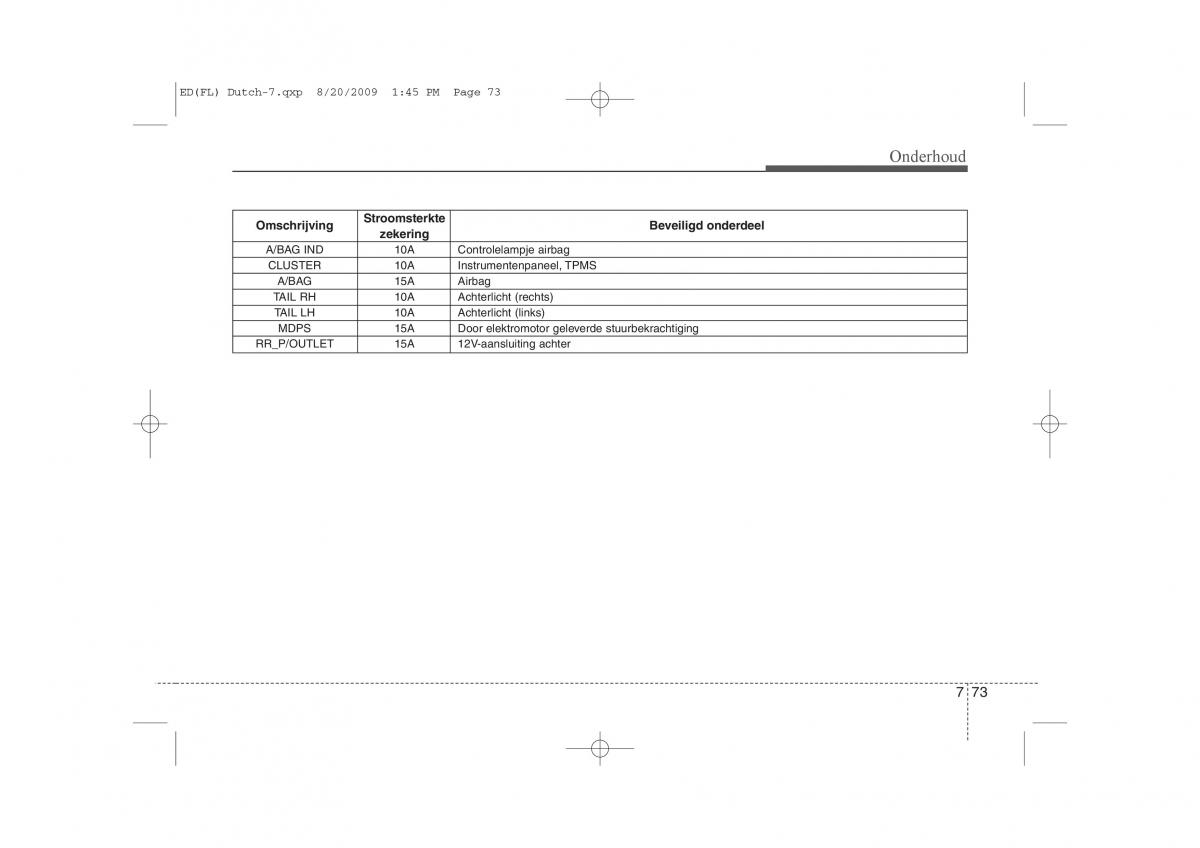 Kia Ceed I 1 handleiding / page 375