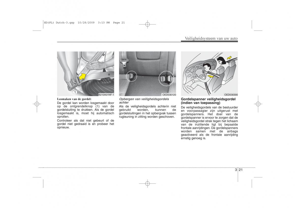 Kia Ceed I 1 handleiding / page 38