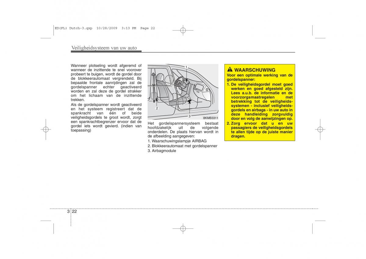 Kia Ceed I 1 handleiding / page 39