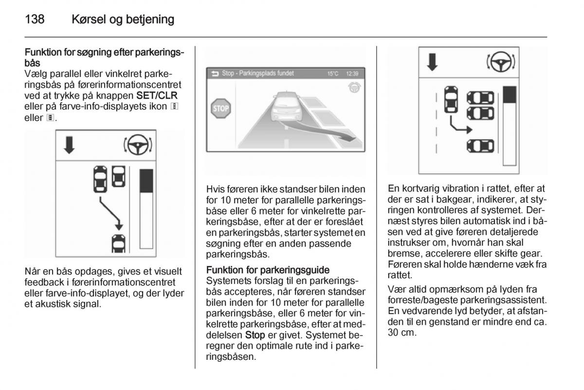 Opel Adam Bilens instruktionsbog / page 140