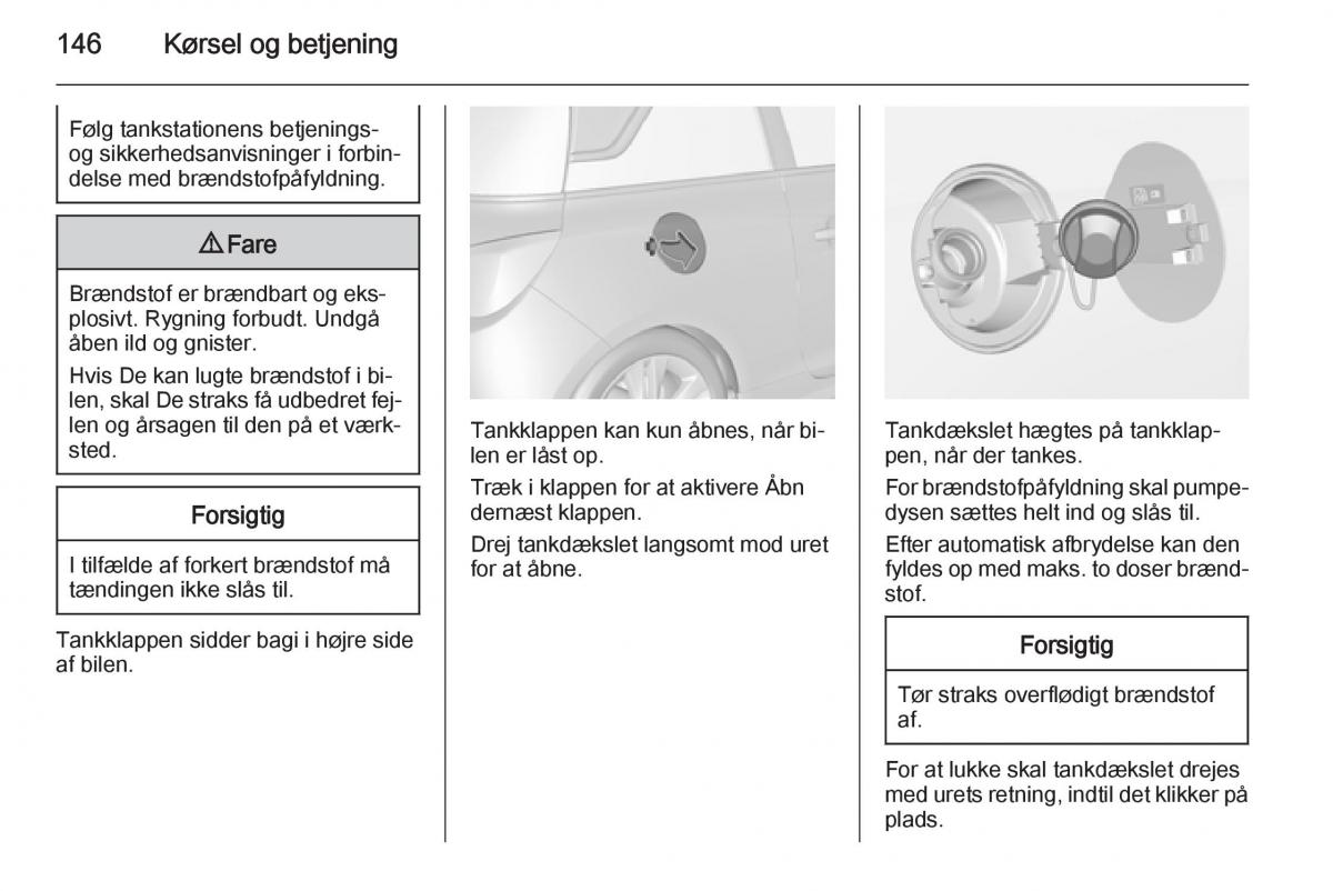 Opel Adam Bilens instruktionsbog / page 148