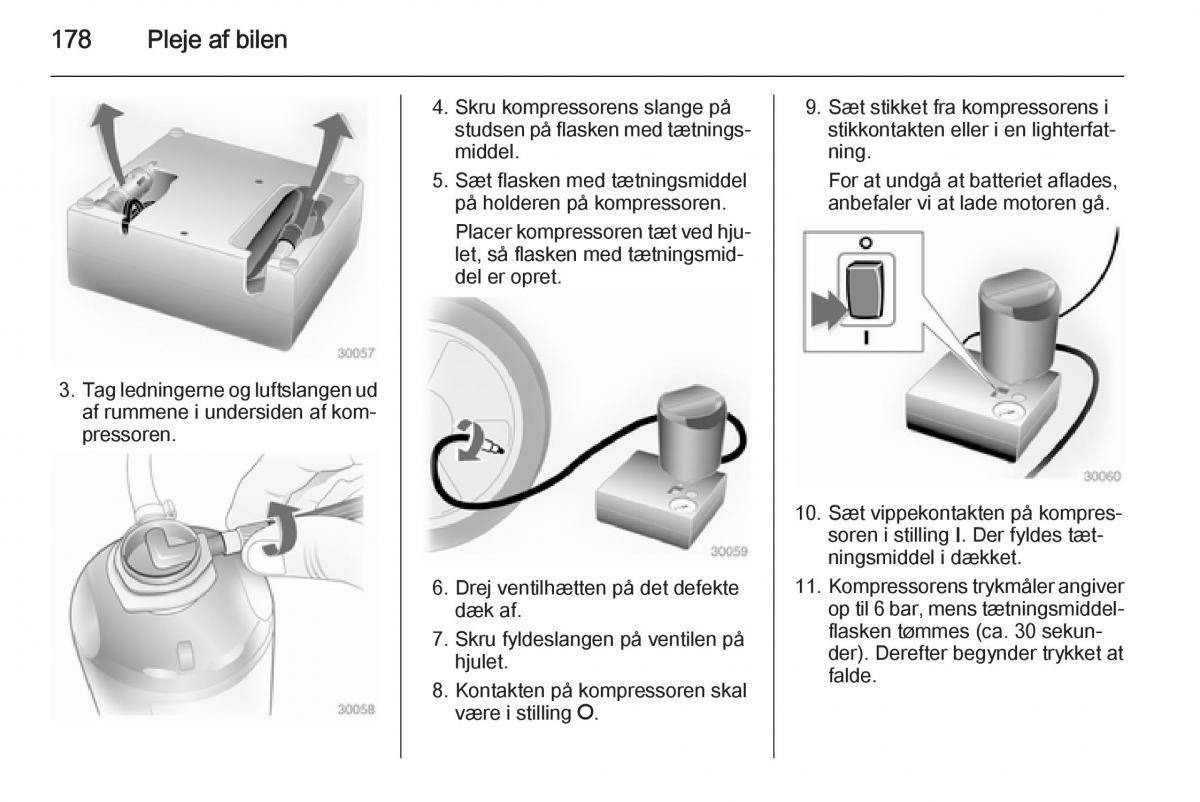 Opel Adam Bilens instruktionsbog / page 180